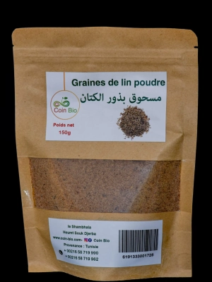 Graines de lin poudre