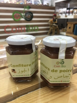 Confiture poire et noix