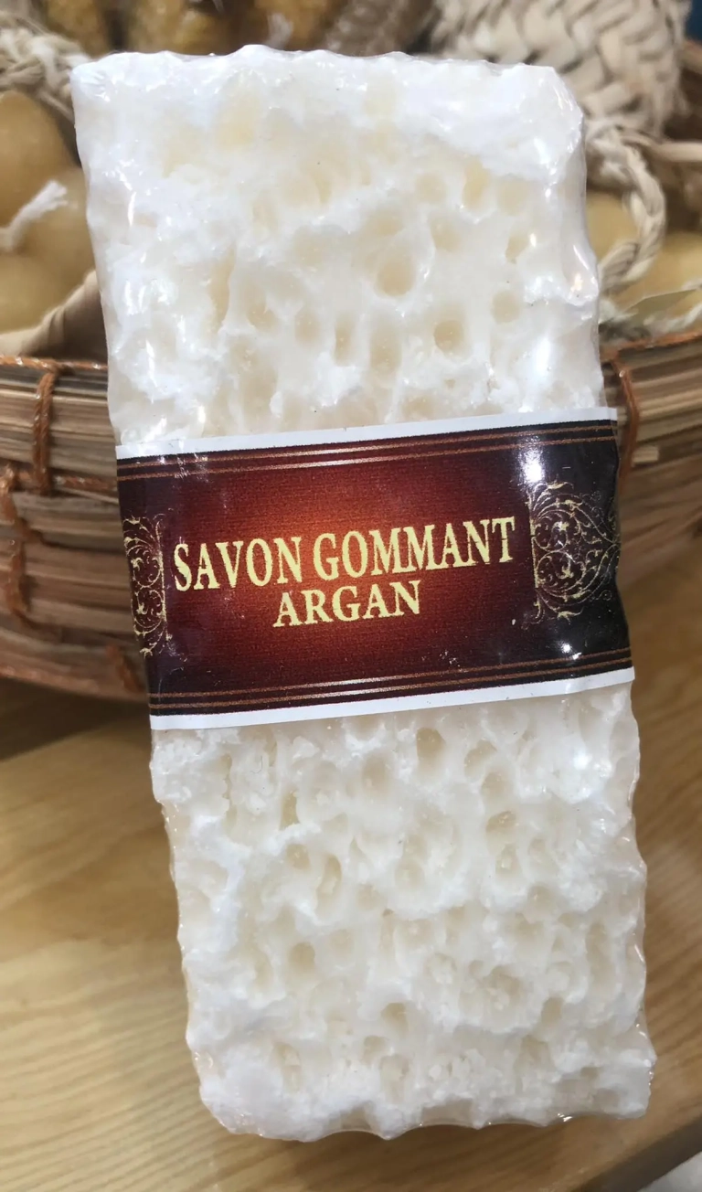 Savon gommant argan