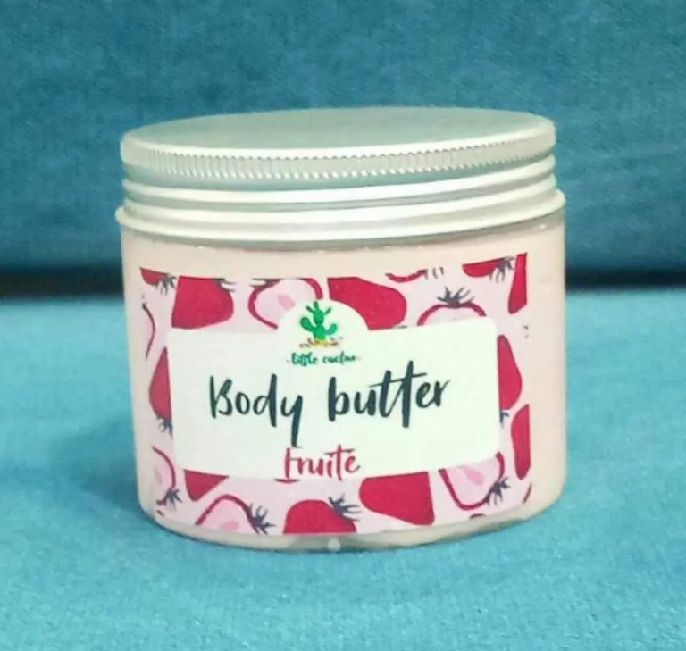 Body butter fruits rouges