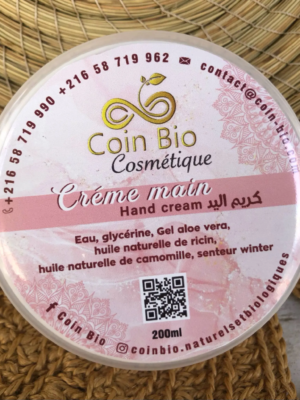 Crème Main Coin Bio