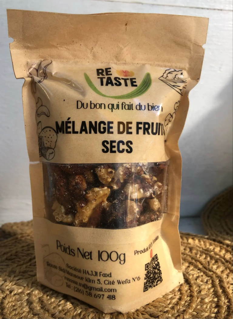Mélange Fruits secs ail noir