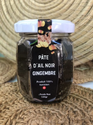 Pâte d'ail noir au gingembre